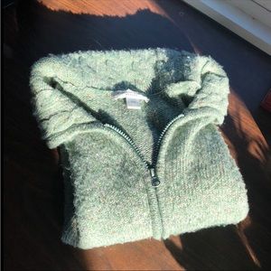 Fuzzy, Marled Christopher & Banks Zip Up Jacket